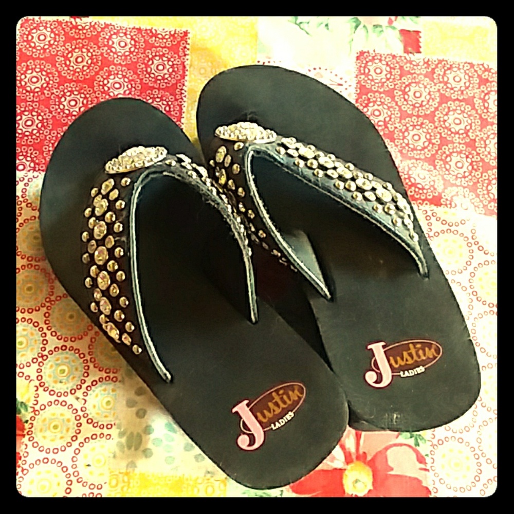 High heel flip flops